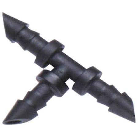 Raindrip Raindrip 307010B 10 Pack Barbed Tee - 0.25 in. 122263